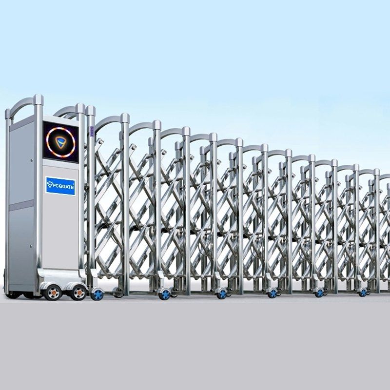 Cổng xếp P006 lắp cho trường học