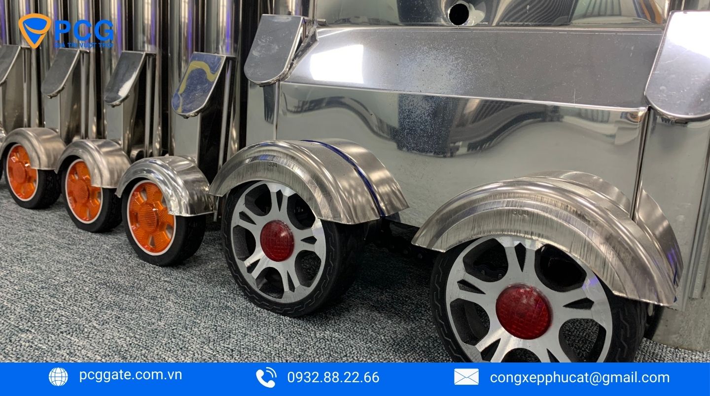 Bánh xe cổng xếp