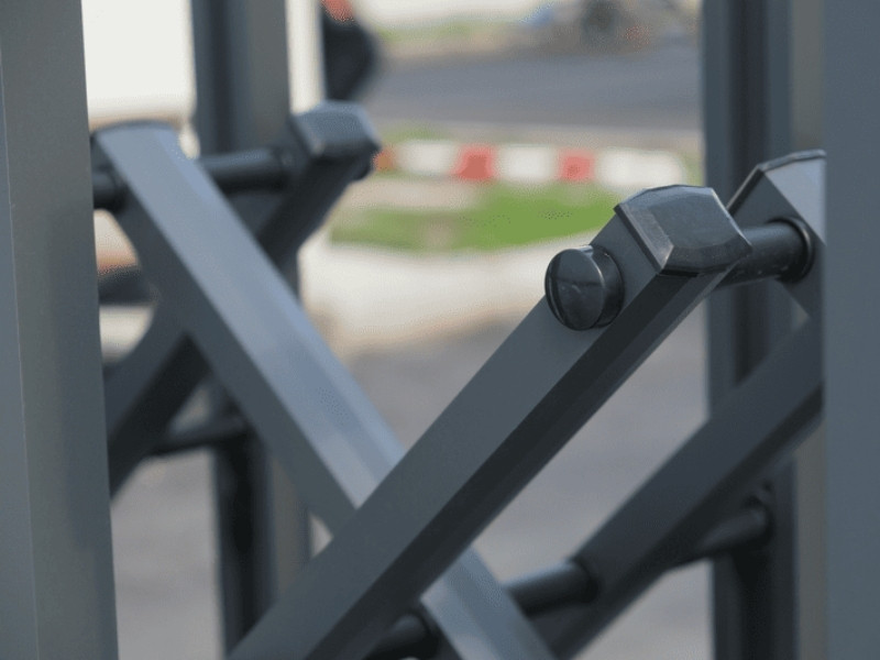 Thanh chéo cổng xếp hợp kim nhôm