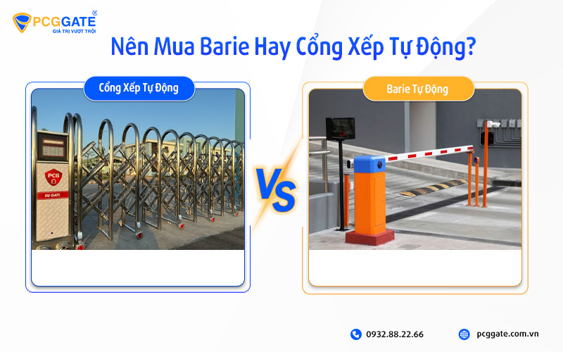 Nên Mua Barie Hay Cổng Xếp Tự Động? Đâu Là Lựa Chọn Phù Hợp